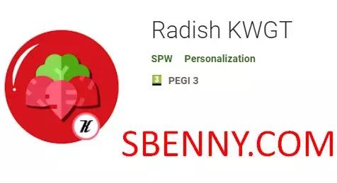 radish kwgt