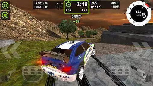 Gameplay screenshot from rally racer dirt for Android