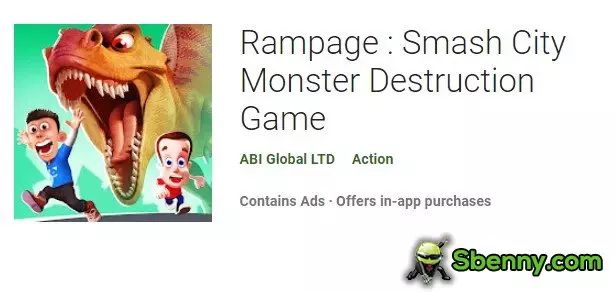  Rampage : Smash City Monster Destruction Game