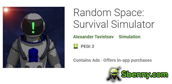  Random Space: Survival Simulator