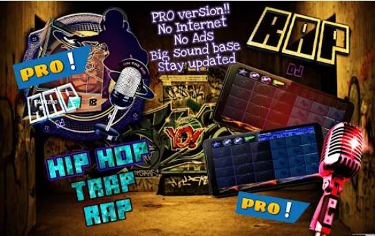 Gameplay screenshot from rap beat dropper pro for Android
