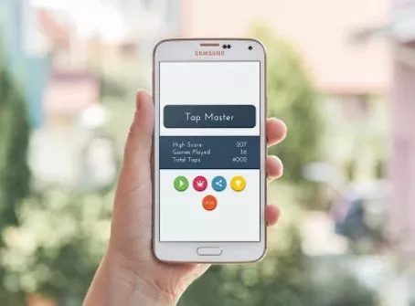 Gameplay screenshot from rapid tap pro for Android