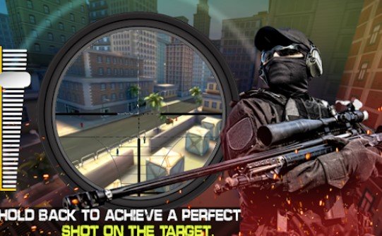 Gameplay screenshot from realistic sniper shooter 3d fps shooting 2021 for Android