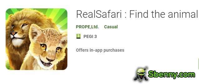  RealSafari : Find the animal APK