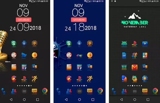 Gameplay screenshot from reflector icon pack for Android