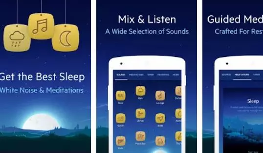 Gameplay screenshot from relax melodies sleep sounds for Android