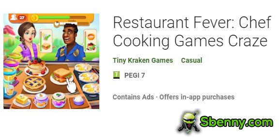 restaurant fever chef cooking games craze