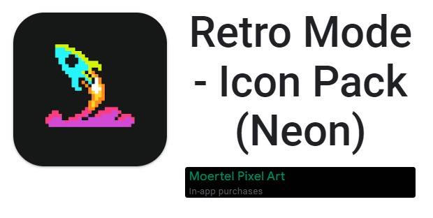  Retro Mode - Icon Pack (Neon)