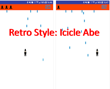 retro style icicle abe