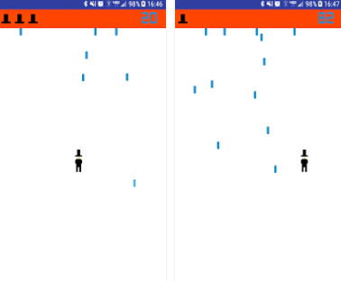 Gameplay screenshot from retro style icicle abe for Android