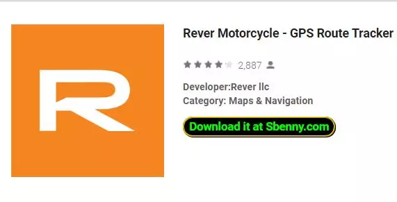  Rever Motorcycle - GPS Route Tracker & Navigation