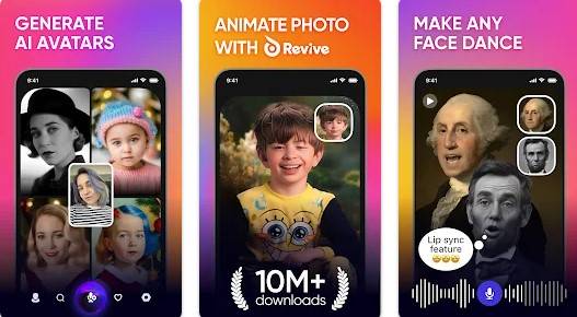 Gameplay screenshot from revive animation and al photos for Android