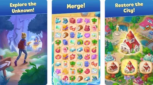 Gameplay screenshot from road trip royal merge games for Android
