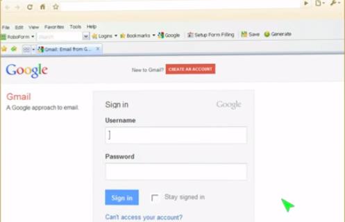 Gameplay screenshot from roboform password manager for Android