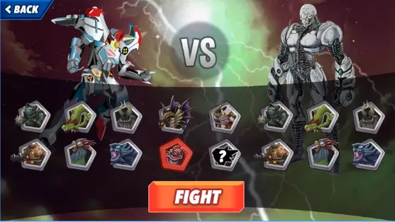 Gameplay screenshot from robot battle for Android