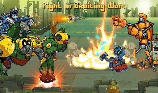 Gameplay screenshot from robot evolved clash mobile for Android