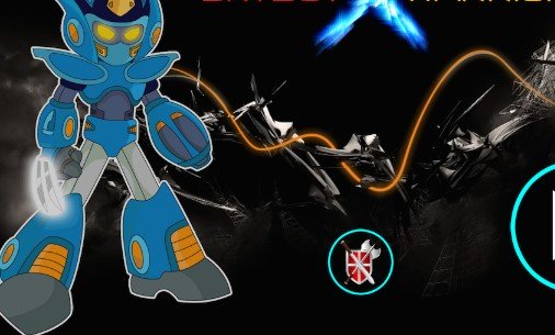 Gameplay screenshot from robot skybot x warrior for Android