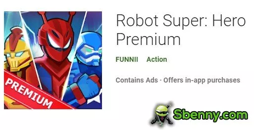 robot super hero premium