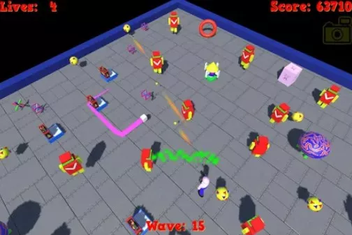Gameplay screenshot from robots on pro for Android
