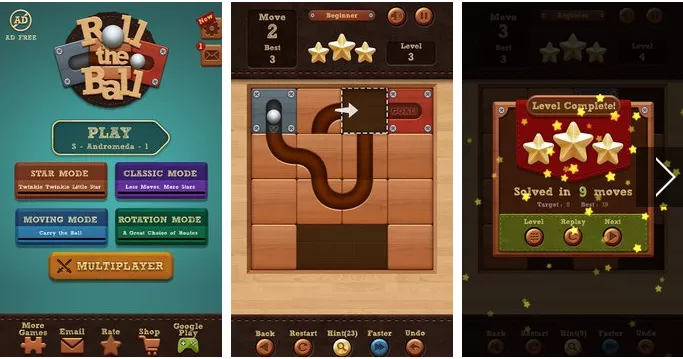  Roll the Ball - slide puzzle