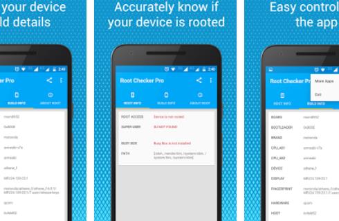 Gameplay screenshot from root su checker and busy box pro for Android