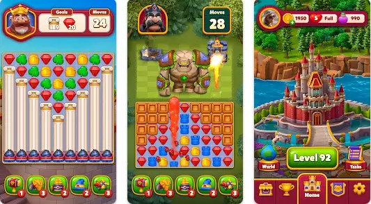 Gameplay screenshot from royal kingdom for Android