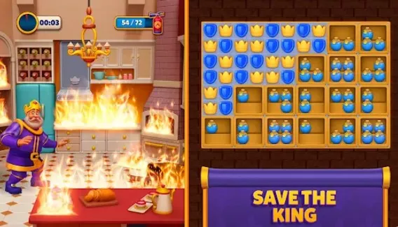 Gameplay screenshot from royal match for Android