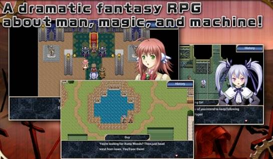 Gameplay screenshot from rpg infinite dunamis kemco for Android