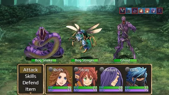 Gameplay screenshot from rpg knight bewitched for Android