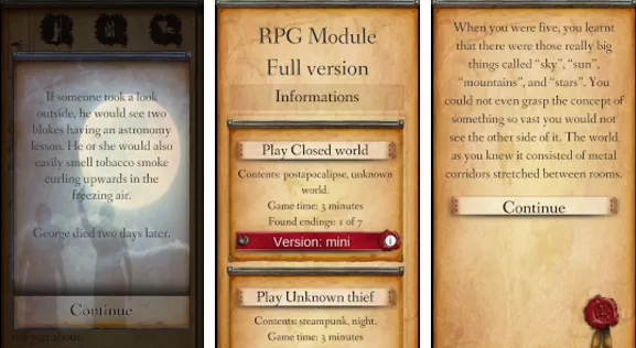Gameplay screenshot from rpg module full for Android