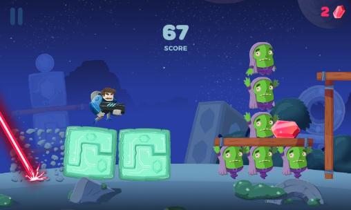 Gameplay screenshot from ruby run eye god s revenge for Android