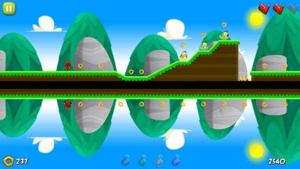 Gameplay screenshot from run run robot 2 for Android