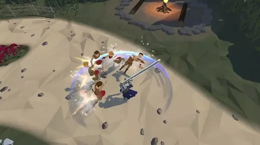 Gameplay screenshot from rupture immortal slasher for Android