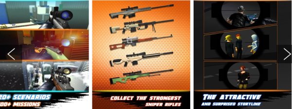 Gameplay screenshot from sniper 3d silent assassin fury for Android