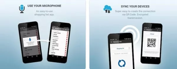 Gameplay screenshot from shopping list voice iinput pro for Android