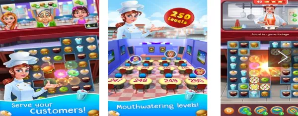 Gameplay screenshot from superstar chef for Android