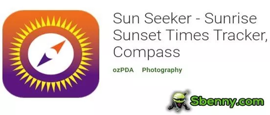 sun seeker sunrise sunset times tracker compass