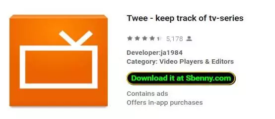 twee keep track of tv series