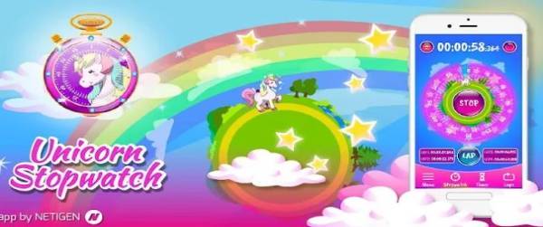 unicorn stopwatch and timer