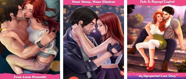 Gameplay screenshot from sunsville romance teen story dating games for Android