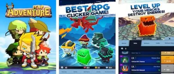 tap adventure hero idle rpg clicker fun fantasy