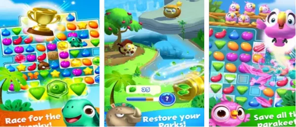 Gameplay screenshot from safari smash for Android
