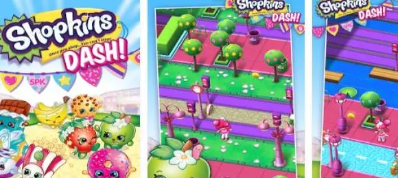 Gameplay screenshot from shopkins dash for Android