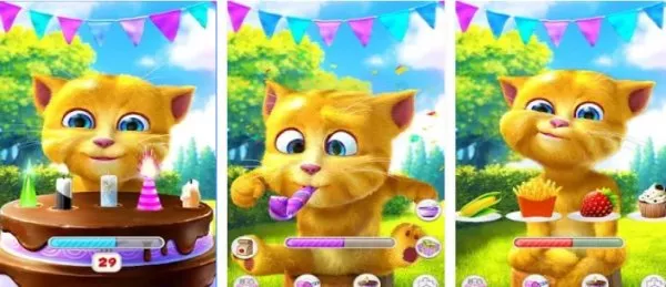 Gameplay screenshot from talking ginger 2 for Android