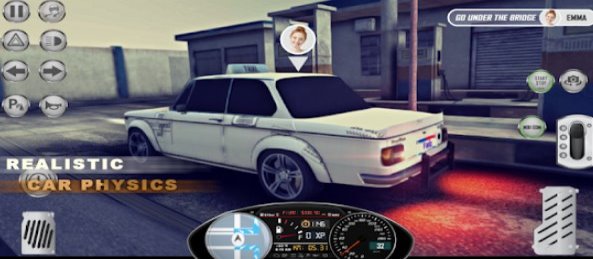 Gameplay screenshot from taxi city 1988 v1 for Android