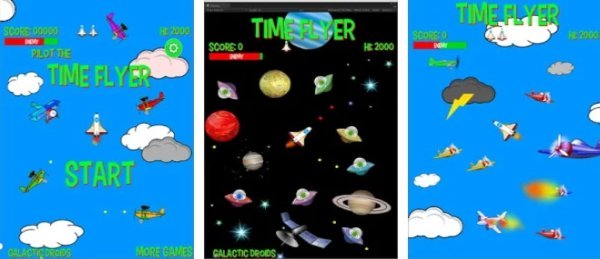 Gameplay screenshot from time flyer pro for Android