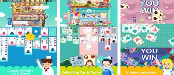 Gameplay screenshot from solitaire cooking tower for Android