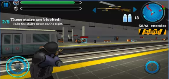 Gameplay screenshot from san andreas terrorist police for Android