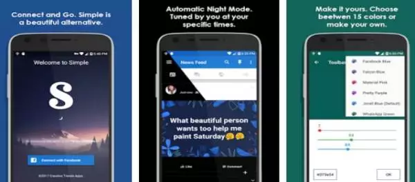 Gameplay screenshot from simple social pro for Android