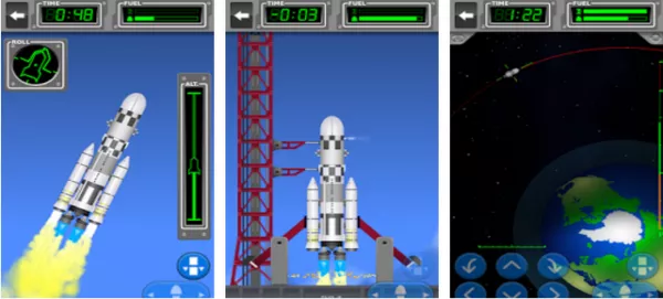 Gameplay screenshot from space agency for Android